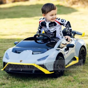 Siêu Phẩm Lamborghini SMT-555 Drift 360: Xe Ô Tô Điện 2 Chỗ 12V Lớn Cho Bé 4-8 Tuổi - Tải Trọng Cực Khủng!