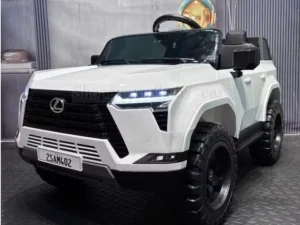 SIÊU PHẨM LEXUS GX550 TR2402: Xe Ô Tô Điện 2 Chỗ Ngồi Cao Cấp, Tải Trọng 60KG, Bé 4-8 Tuổi Vui Chơi Thỏa Thích!