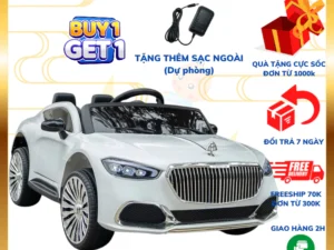 Siêu Phẩm Ô Tô Điện Maybach Hzbb966 2 Chỗ Ngồi Cao Cấp, Có Điều Khiển Từ Xa Cho Bé 2-4 Tuổi