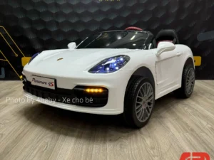 Siêu Phẩm Xe Điện Trẻ Em Porsche Panamera 2 Chỗ Ngồi Cao Cấp - Tải Trọng 70kg, 4 Động Cơ Mạnh Mẽ