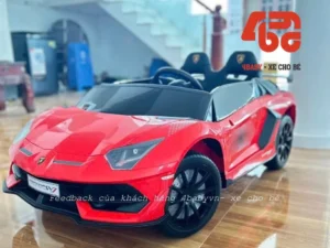 Xe Điện Lamborghini 2 Chỗ Ngồi Cho Bé 4-8 Tuổi - Tải Trọng Khủng 50kg